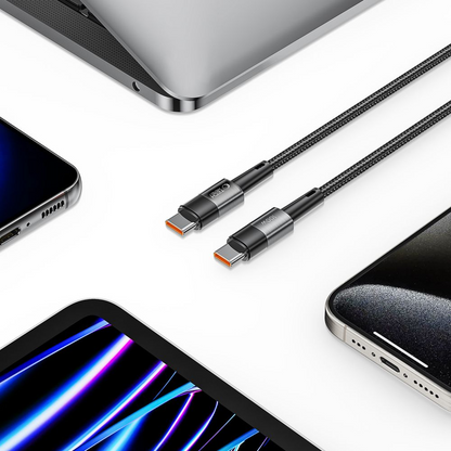 USB-C Data and Charging Cable - USB-C Tech-Protect Ultraboost, 100W, 0.25m, Gray
