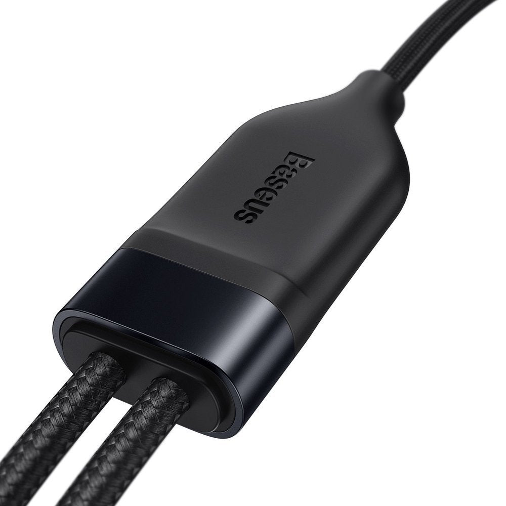 USB-C - Lightning / USB-C Baseus Flash Series 2in1 Data and Charging Cable, 100W, 1.2m, Black CA1T2-F01