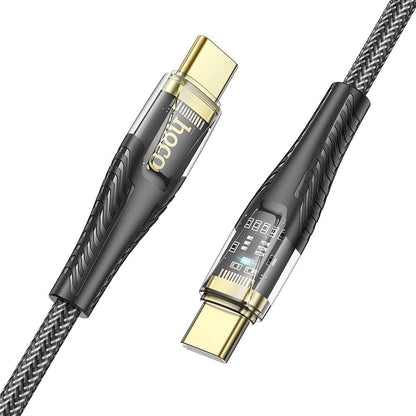 USB-C to USB-C Data and Charging Cable HOCO U121, 60W, 1.2m, Black