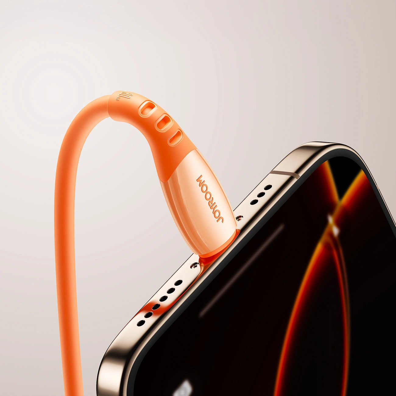 USB-C to Lightning Data and Charging Cable Joyroom S-A59 Vibrant, 30W, 1.2m, Orange