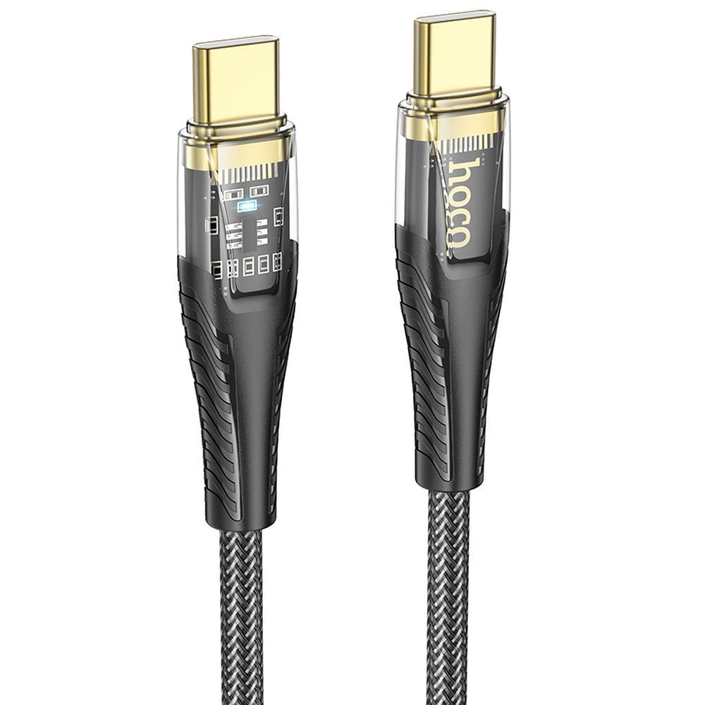 USB-C to USB-C Data and Charging Cable HOCO U121, 60W, 1.2m, Black