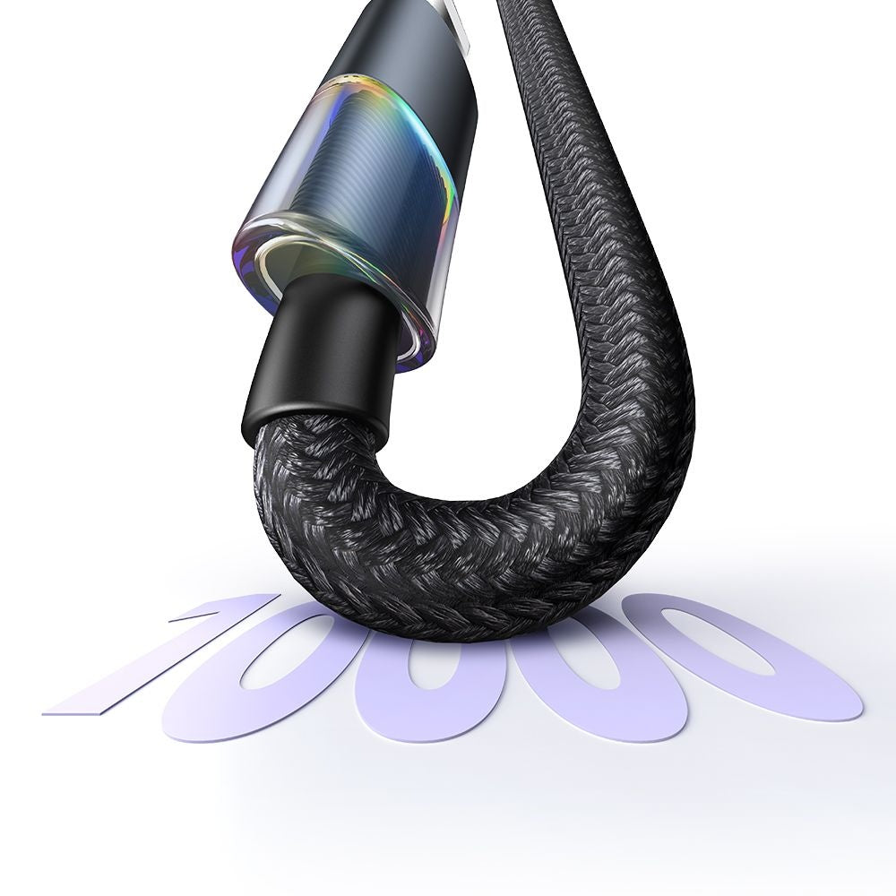 USB-A to Lightning McDodo CA-8170 Colorful Data and Charging Cable, 18W, 1.2m, Black