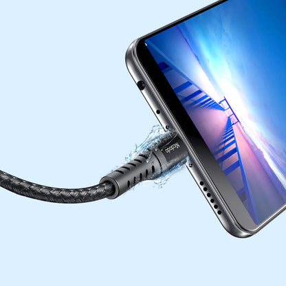 USB-A to microUSB Data and Charging Cable McDodo CA-2281, 18W, 1m, Black