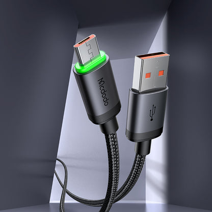 USB-A to microUSB Data and Charging Cable McDodo CA-3990, 18W, 1m, Black