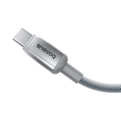 Baseus Discolor USB-A to USB-C Data and Charging Cable, 100W, 1m, Silver E0420803