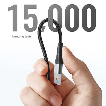 USB-A to USB-C Data and Charging Cable Lito LD08T, 18W, 1m, Black