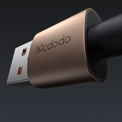 USB-A to USB-C Data and Charging Cable McDodo CA-6891, 66W, 1.2m, Gold