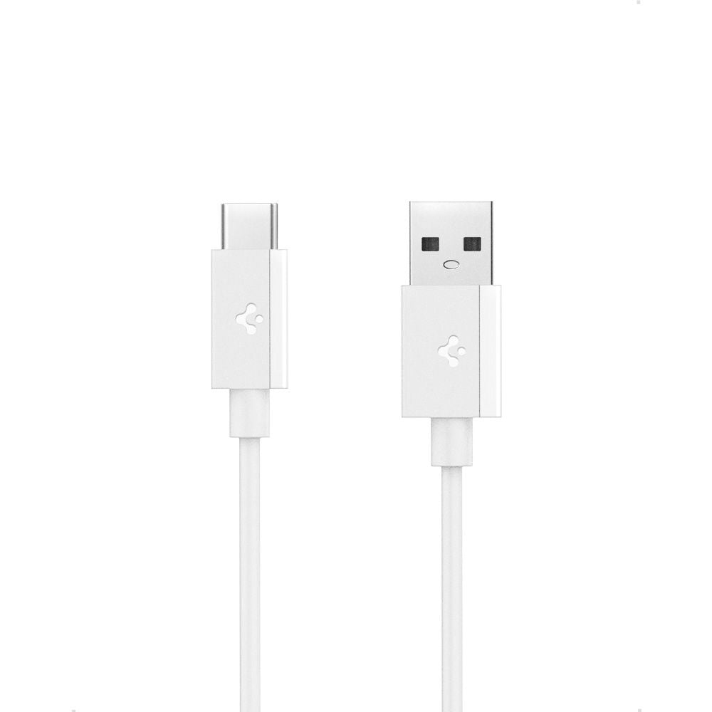 USB-A to USB-C Spigen Essential Data and Charging Cable, 60W, 2m, White ACA08716
