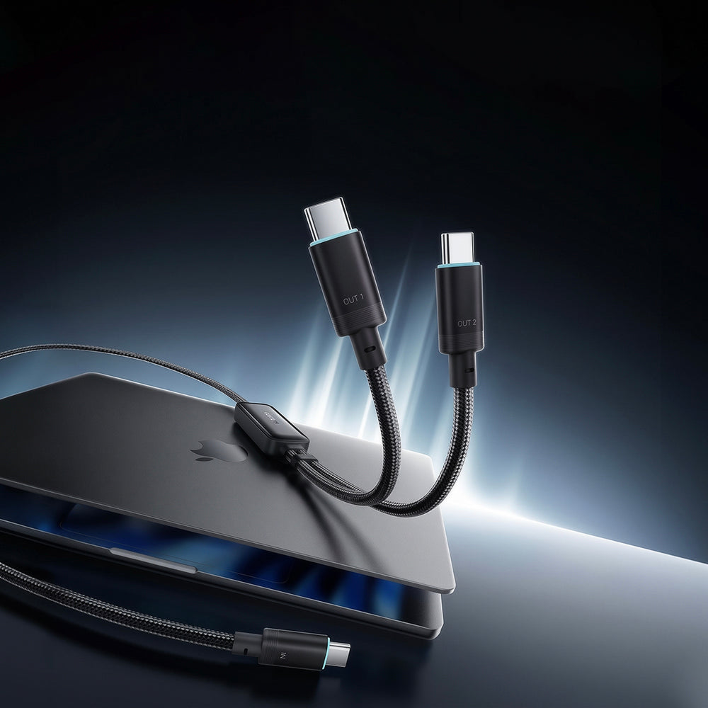 USB-C Data and Charging Cable - 2 x USB-C Cuktech C2C615, 140W, 1.5m, Black CKC2C615GLBK
