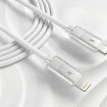 USB-C to Lightning Data and Charging Cable Lito LD07, 27W, 1m, White
