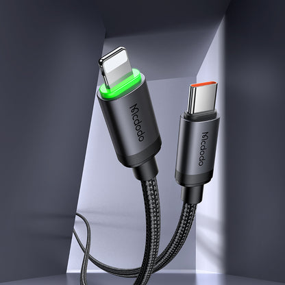 USB-C to Lightning Data and Charging Cable Mcdodo CA-4820, 36W, 1m, Black
