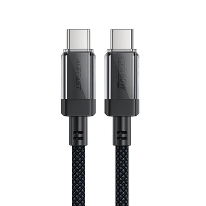 USB-C Data and Charging Cable - USB-C Acefast C12-03, 60W, 1.2m, Black