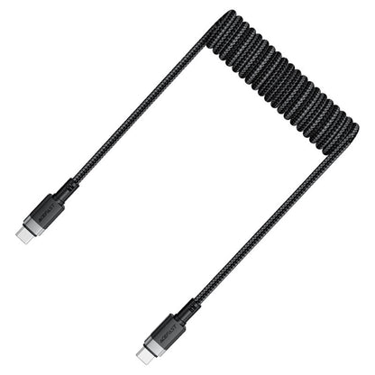 USB-C Data and Charging Cable - USB-C Acefast C14-03, 60W, 1.2m, Black