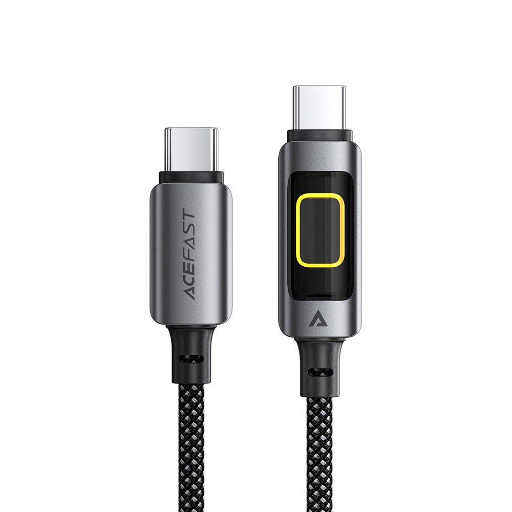 USB-C Data and Charging Cable - USB-C Acefast C21-03, 60W, 1.2m, Black