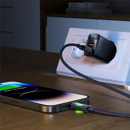 USB-C Data and Charging Cable - USB-C Acefast C21-03, 60W, 1.2m, Black