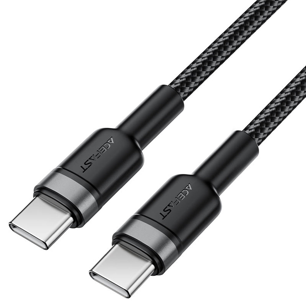 USB-C Data and Charging Cable - USB-C Acefast C22-03, 60W, 1.2m, Black