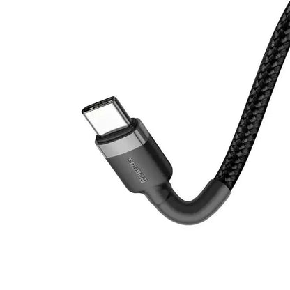 USB-C Data and Charging Cable - USB-C Baseus Cafule, 60W, 2m, Set of 3 pieces, Black S0TV002132