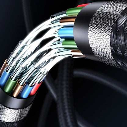 USB-C Data and Charging Cable - USB-C Lito LD15 Display, 60W, 1m, Black