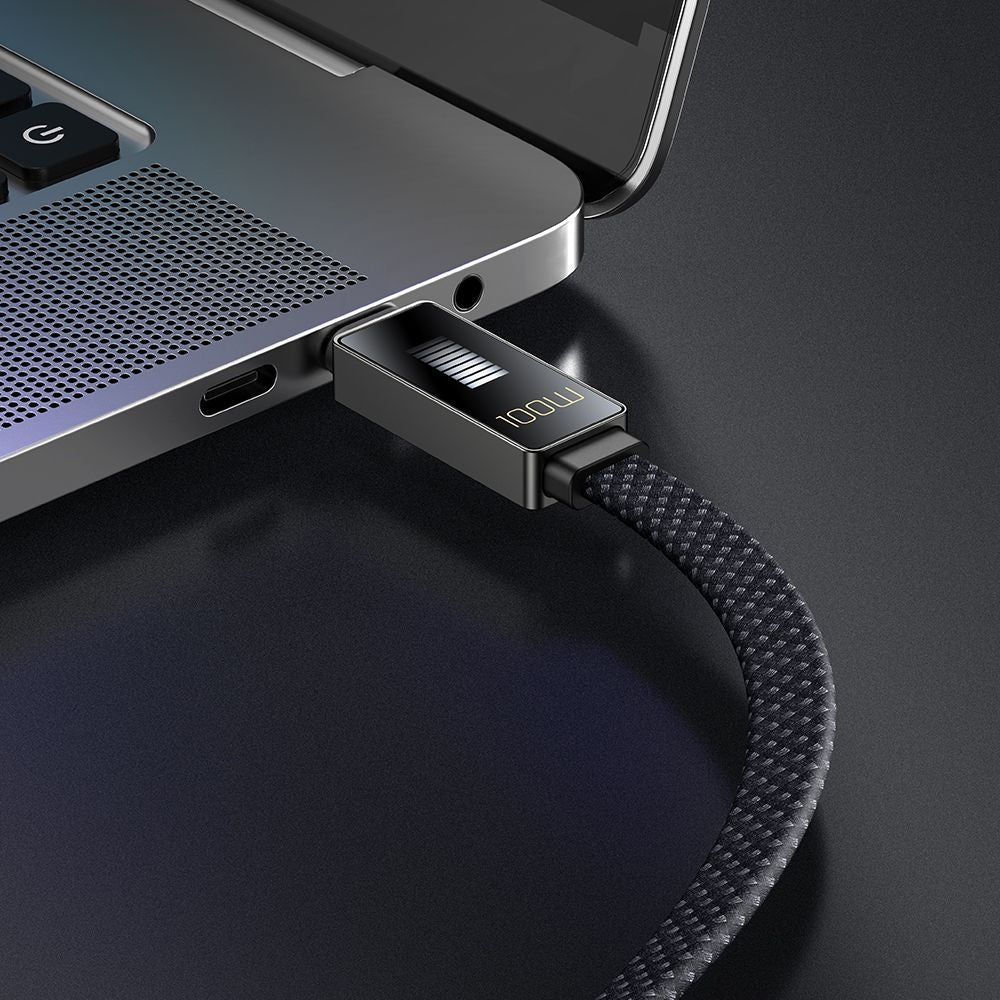 USB-C Data and Charging Cable - USB-C McDodo CA-4470 Rythm Display, 100W, 1.2m, Black