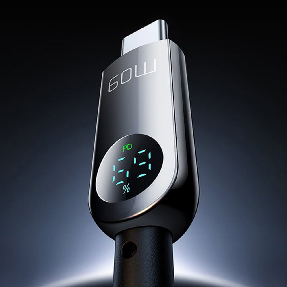 USB-C Data and Charging Cable - USB-C McDodo CA-4780 Display, 60W, 1.2m, Black