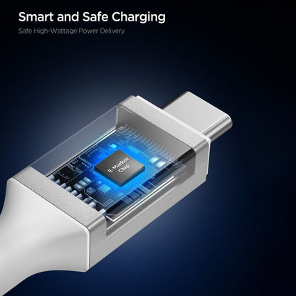 USB-C Data and Charging Cable - USB-C Spigen EB10010CC, 100W, 1m, White
