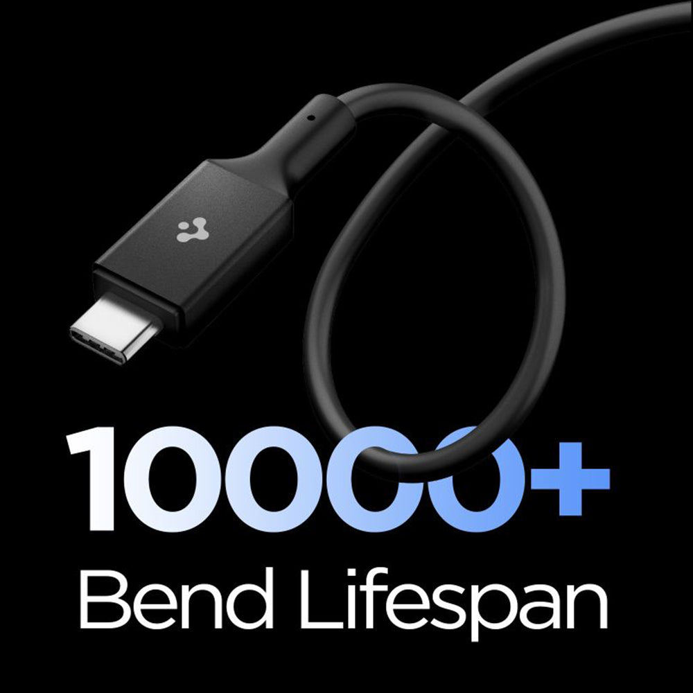 USB-C Data and Charging Cable - USB-C Spigen EB10020CC, 100W, 2m, Black ACA09460