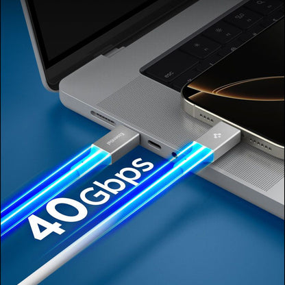 USB-C Data and Charging Cable - USB-C Spigen EB24012CC, 240W, 1.2m, White ACA08776