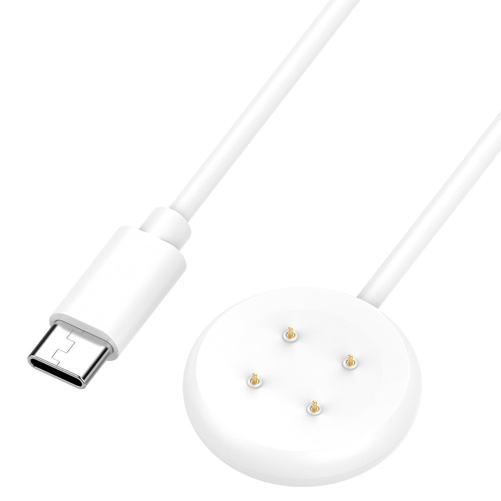 Techsuit THC5 Charging Cable for Google Pixel Watch 3 45mm / Watch 3 41mm, USB-C, White