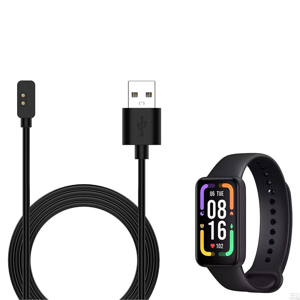 Techsuit TXC2 Charging Cable for Xiaomi Smart Band 7 Pro / Redmi Watch 2 / Watch 2 Lite, USB-A, Black