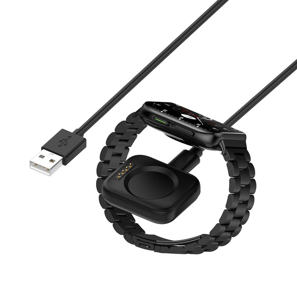 Techsuit TXC8 Charging Cable for Oppo Watch / OnePlus Watch Series, USB-A, Black