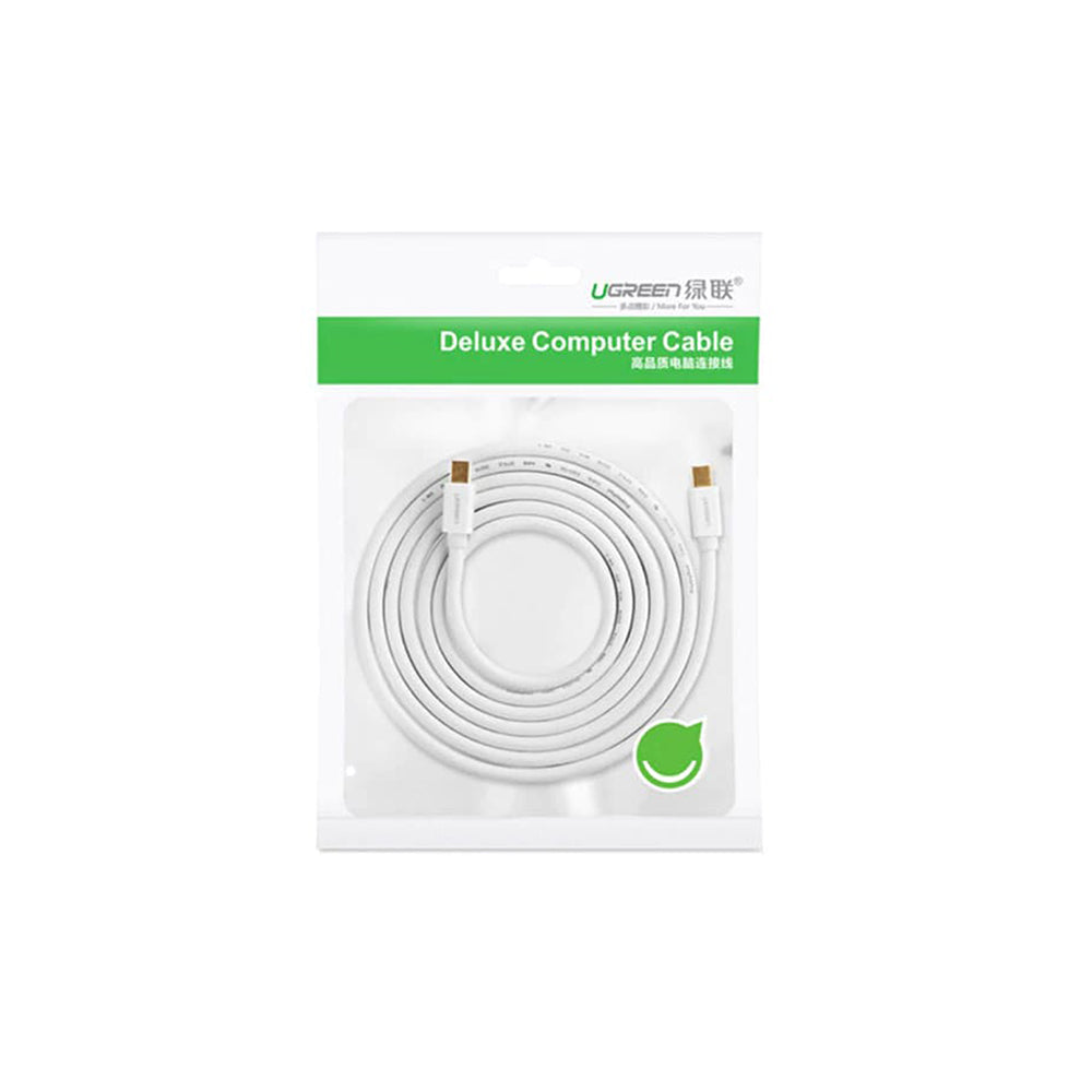UGREEN Video Cable, MiniDisplayPort - MiniDisplayPort, 4K, 2m, White