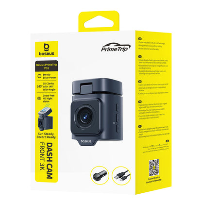 Baseus PrimeTrip VD1 Car Camera, 3K, Wi-Fi, GPS, 1.54inch Display C10669000123-00