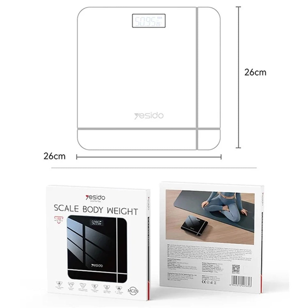Yesido MG09 Digital Scale, Black