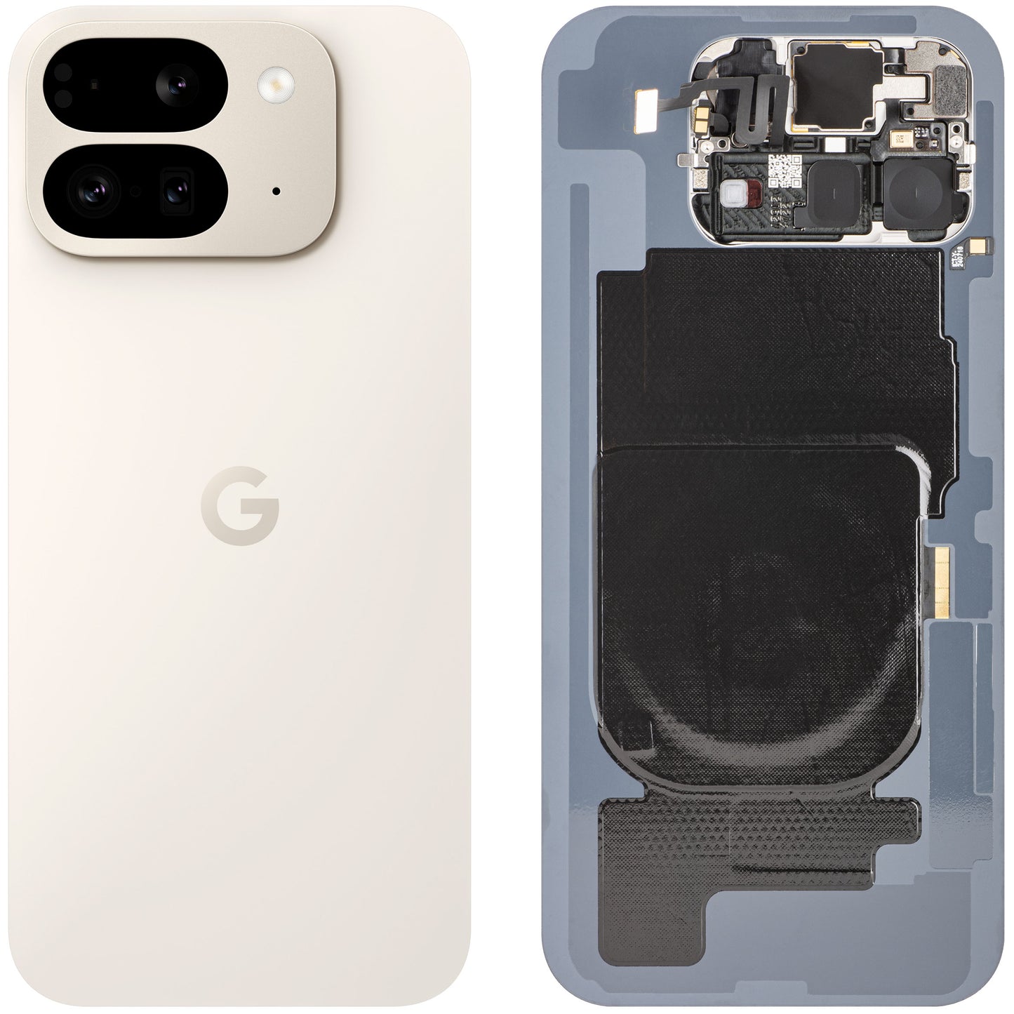 Google Pixel 9 Pro Fold Battery Cover, Beige (Porcelain), Service Pack G949-00908-00