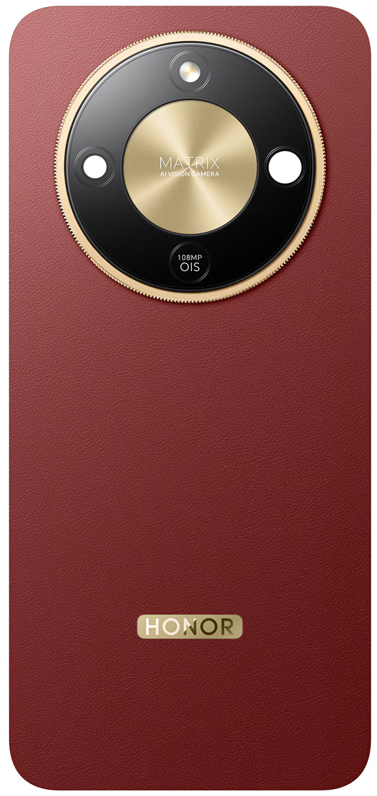 Honor Magic8 Lite Battery Cover, Red (Reddish Brown), Service Pack 0235ARVV