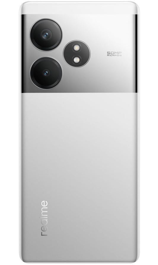Realme GT 6T Battery Cover, Silver (Fluid Silver), Service Pack 621033000296
