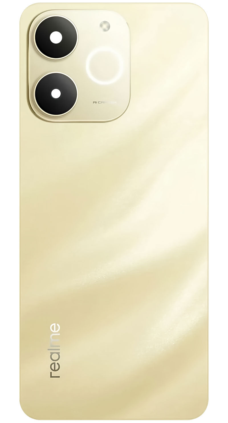 Realme Note 70T Battery Cover, Gold (Beach Gold), Service Pack 621033000697