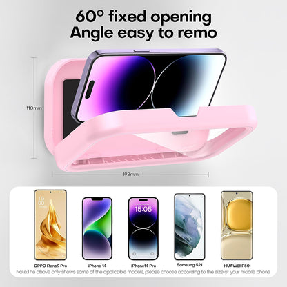 Techsuit LC-999 Wall Case with Touch Membrane for Phone, Waterproof, Rose Gold