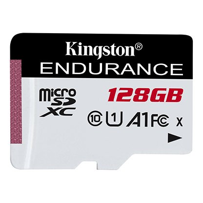 Kingston Endurance microSDXC Memory Card, 128Gb, Class 10 / UHS-1 U1 SDCE/128GB