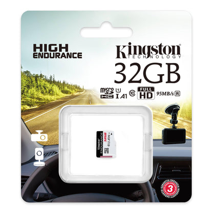 Kingston Endurance microSDXC Memory Card, 32Gb, Class 10 / UHS-1 U1 SDCE/32GB