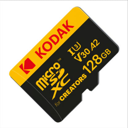 Kodak for Creators microSDXC Memory Card, 128Gb, Class 10 / UHS-1 U3, With Adapter EKMSDM128GXCU3CR