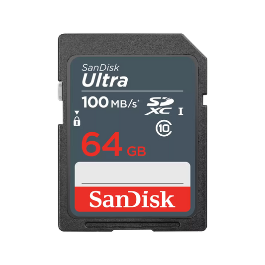 SanDisk Ultra SDXC Memory Card, 64GB, Class 10 SDSDUNR-064G-GN3IN
