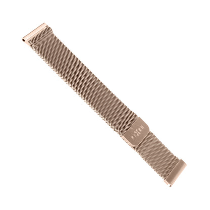 Fixed Mesh Strap for Huawei Watch / Garmin Watch Series, 18mm, Rose Gold