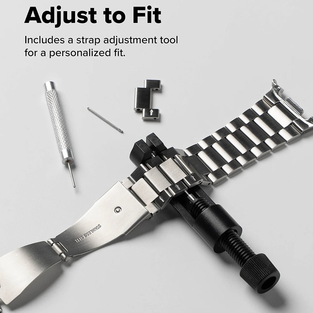 Ringke Metal One Air Strap for Samsung Galaxy Watch8 / Watch8 Classic Series, Silver