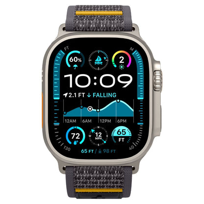 Spigen Athlex Air Strap for Apple Watch 49mm / 46mm / 45mm / 44mm Series, Gray AMP09034