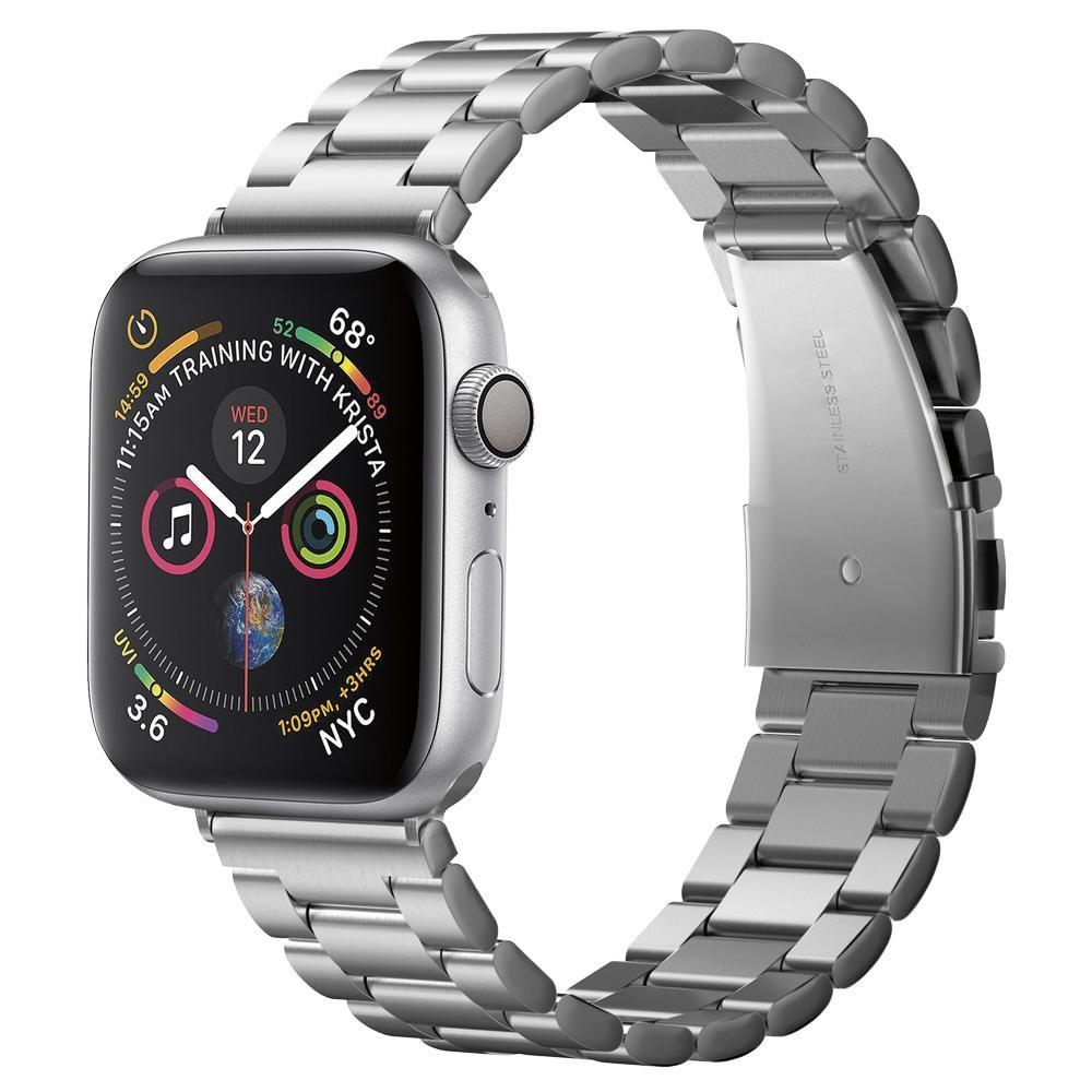 Spigen Modern Fit Strap for Apple Watch 49mm / 46mm / 45mm / 44mm / 42mm Series, Silver 062MP25404