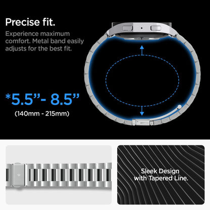 Spigen Modern Fit Strap for Samsung Galaxy Watch6 44mm, Silver