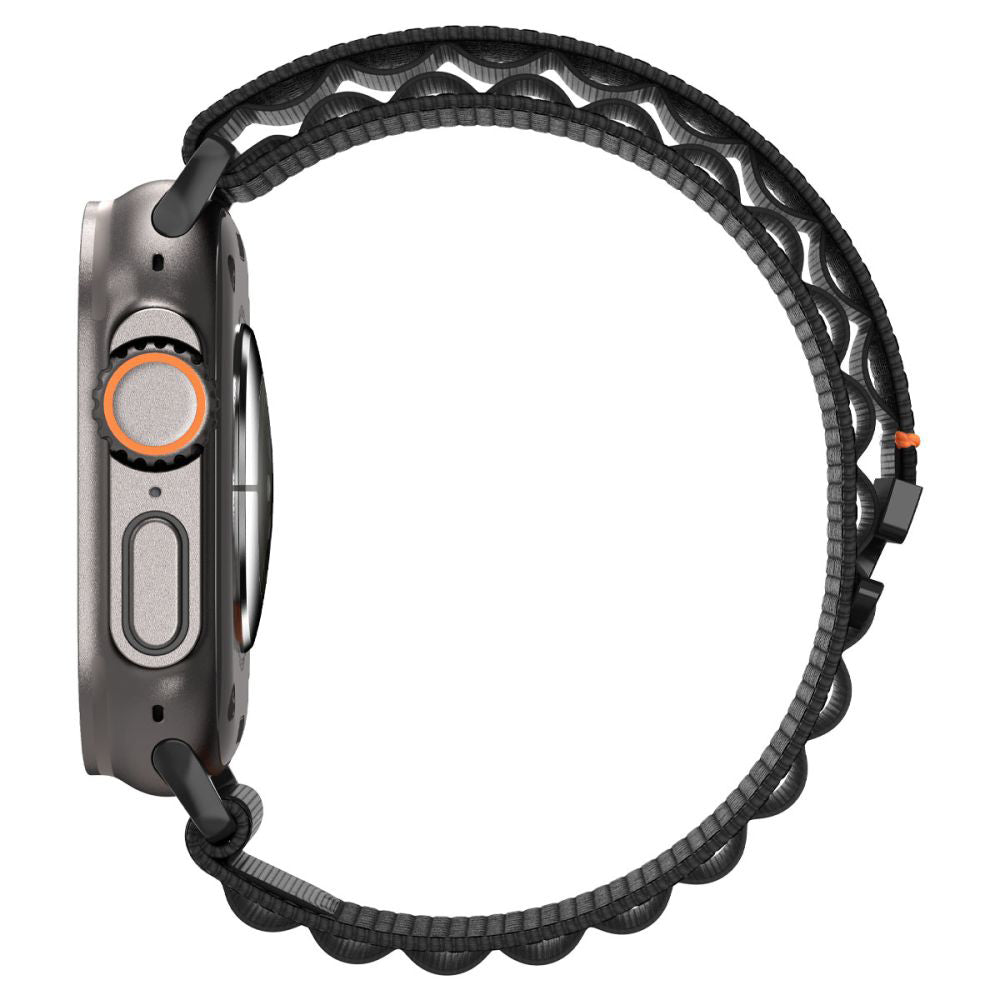 Spigen WBF1 Strap for Apple Watch 49mm / 46mm / 45mm / 44mm Series, Black