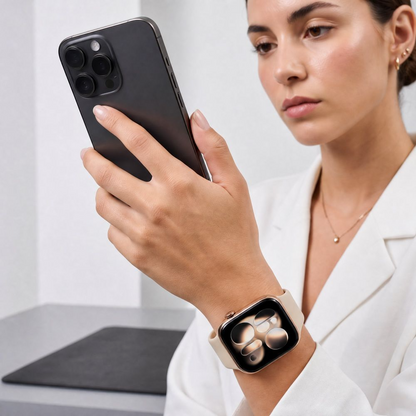 Tech-Protect Silicone Strap for Apple Watch 49mm / 46mm / 45mm / 44mm Series, Beige