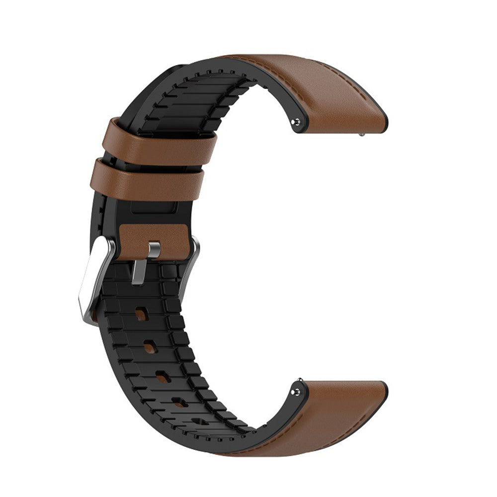 Techsuit W007 Strap for Samsung Galaxy Watch / Huawei Watch Series, 22mm, Brown